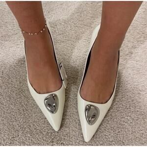 ZARA Embellished Heels NWT